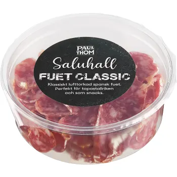Fuet Classic Saluhall Lufttorkad Skivad 80g PAUL och THOM.
