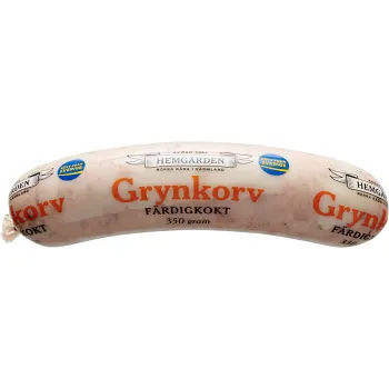 Grynkorv Färdigkokt 350g Hemgården.