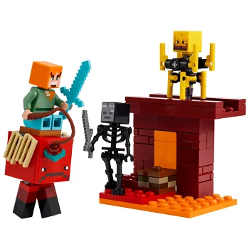 LEGo Minecraft Lavastriden i Nether 21266.