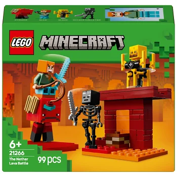 LEGo Minecraft Lavastriden i Nether 21266.