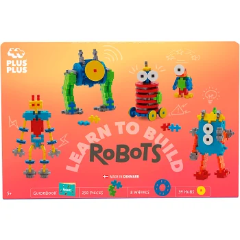 Plus Plus Lär dig bygga robotar 250 bitar.