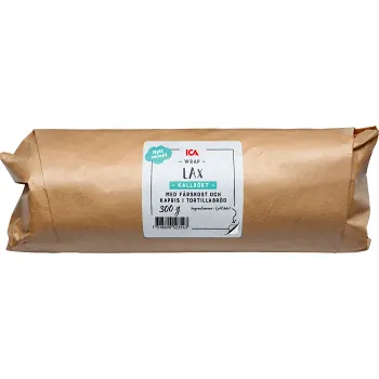 Wrap Kallrökt Lax 300g ICA.