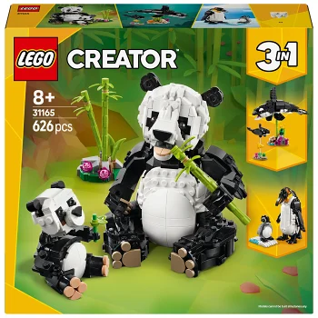 LEGO Creator Vilda djur pandafamilj: 31165.