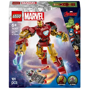 LEGO Marvel Iron Mans robot mot Ultron 76307.