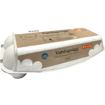 Ägg Frigående inomhus M/L 10-p Kronägg.