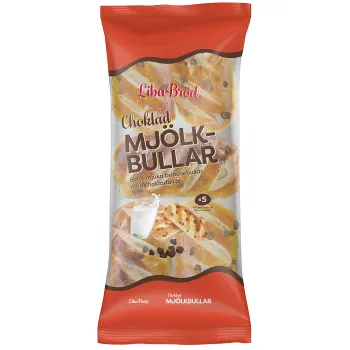 Mjölkbullar Choklad 225g Liba Bröd.