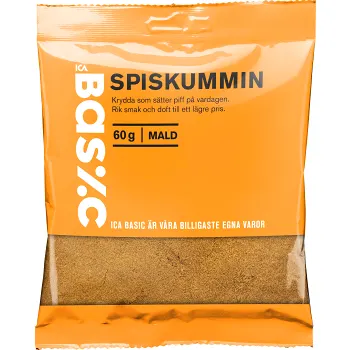 Spiskummin mald 60g ICA Basic.