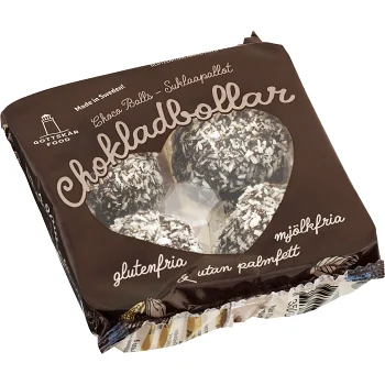 Chokladbollar Glutenfria 200g Gottskär Food.