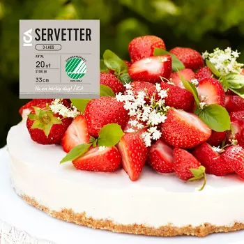 Servett 33cm Tårta 20-p ICA.