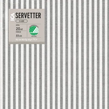 Servett Linus 33cm 20-p ICA.