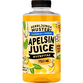 Apelsinjuice 750ml Herrljunga Musteri.