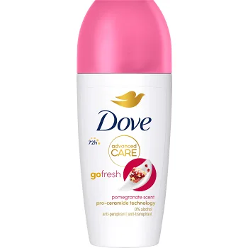 Deodorant 72h Advanced Care Pomegranate Scent Roll On 50ml Dove.