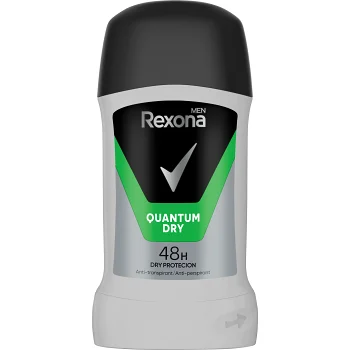 Deodorant 48h Men Quantum Dry Stick 50ml Rexona.