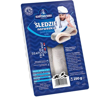 Inlagd Sill Norsk 250g Kapitan Navi.