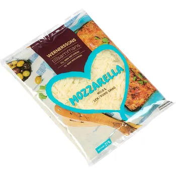 Mozzarella Riven 150g Wernerssons.