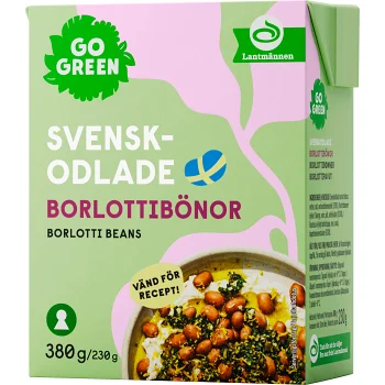 Borlottibönor Svenskodlade 380g GoGreen.