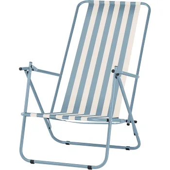 Brassestol Blå/vit randig Hydra.