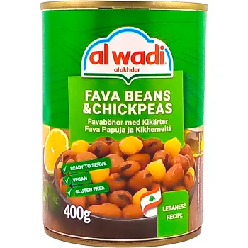 Favabönor Foul Libanesisk 400g Al Wadi.