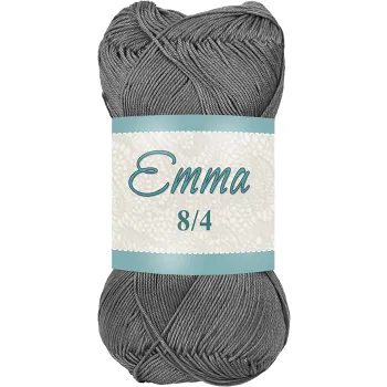 Garn Emma Blyertsgrå 100g Falk.