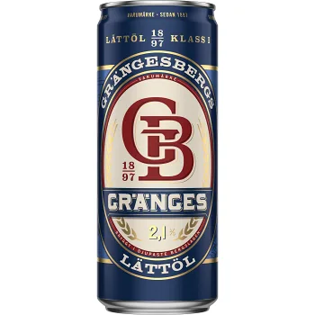 Öl Lättöl ljus lager 2.1% 33cl Grängesberg.