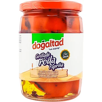 Paprika Röda Grillade 520g Dogaltad.