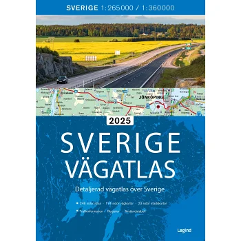 Sverige vägatlas 2025.