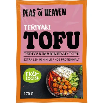 Tofu Teriyaki Ekologisk 170g Peas of Heaven.