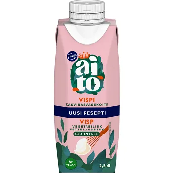 Vegetabilisk Visp 250ml Fazer Aito.