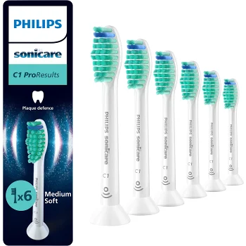 Tandborstrefill Vit 6p Philips.
