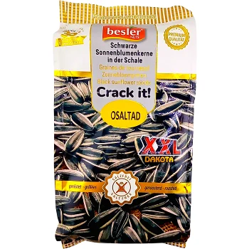 Solrosfrön Osaltade 250g Besler.