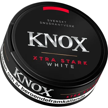 Portionssnus Extra stark Vit 19,2g Knox.