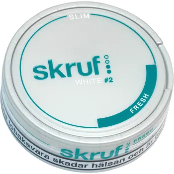 Portionssnus Vit Slim Fresh 16,6g Skruf.