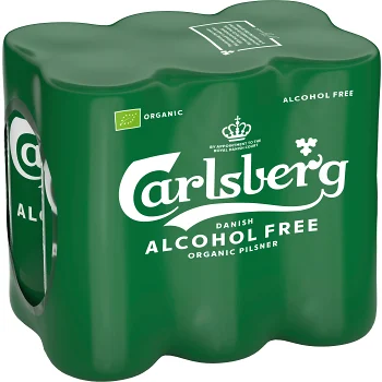 Öl Alkoholfri 0.5% Eko 6-Pack Sleek 33cl Carlsberg.