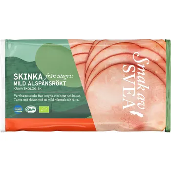 Skinka Alspånsrökt KRAV 100g Smak av Svea.
