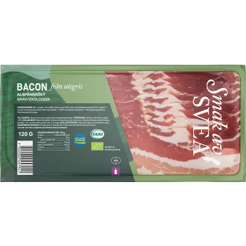 Bacon Skivat KRAV 120g Smak av Svea.