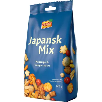 Snacks Japansk Mix 175g Exotic Snacks.