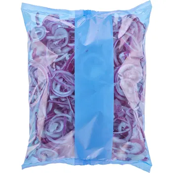 Rödlök skivad 1kg ICA Meny.