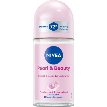 Deodorant Roll On 72h Pearl &amp; Beauty 50ml Nivea.