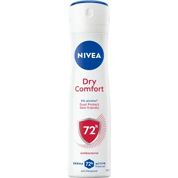 Deodorant Spray Dry Comfort Dual Protect 150ml Nivea.