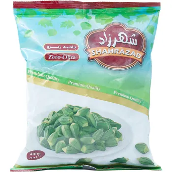 Fryst okra zero 400g Shahrzad.