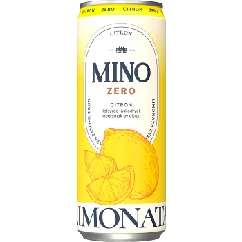 Läsk Zero Citron 33cl Mino.