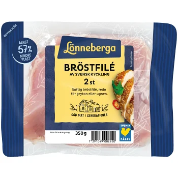 Kycklingbröstfilé 350g Lönneberga.