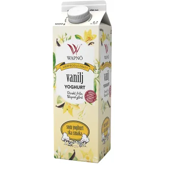 Yoghurt Vanilj 2.8% 1kg Wapnö.