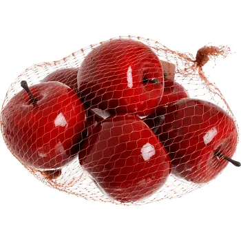 Konstäpple i nätpåse 6p, 6x5cm Festive.