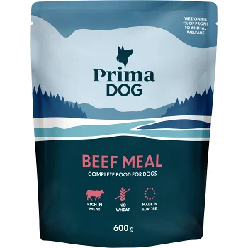 Våtfoder Beef Meal 600g PrimaDog.