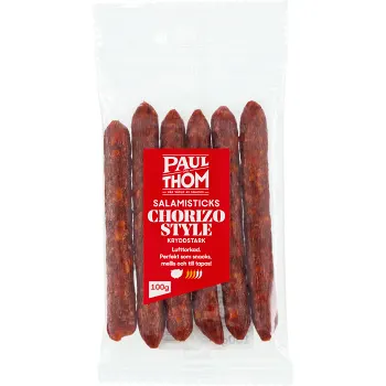 Salami Sticks Chorizo 100g PAUL och THOM.