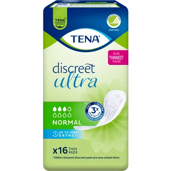 Inkontinensskydd Discreet Ultra Normal 16-p Tena.