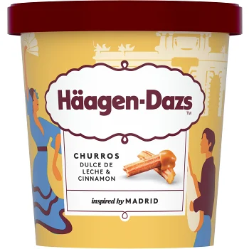 Glass Churros &amp; cinnamon 420ml Häagen Dazs.