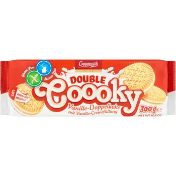Cookies Coooky Vanilj Double Glutenfri 300g Coppenrath.