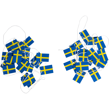 Girlang Miniflaggor 2p, 2m Nordic Season.